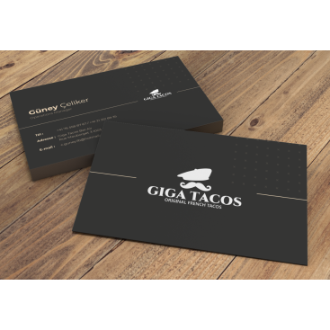 Yeni ilgi cekici bir kartvizit yarışmasına tasarımcı elifakay tarafından sunulan  tasarım 