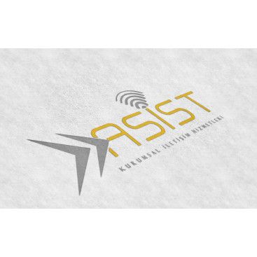 ASİST KURUMSAL İLETİŞİM İÇİN LOGO yarışmasına tasarımcı utku2002 tarafından sunulan  tasarım 