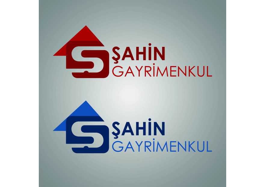Şahin Gayrimenkul Logo + Kurumsal Kimlik yarışmasına tasarımcı fatfat tarafından sunulan  tasarım 