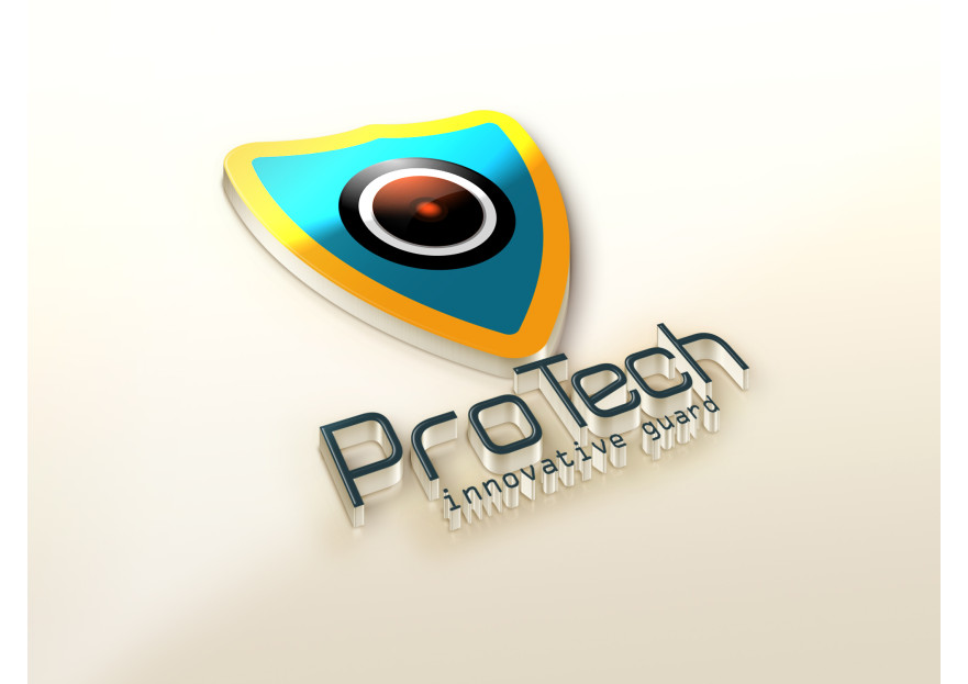 Protech Güvenlik Logo-amblem tasarımı yarışmasına tasarımcı •Peregrine• tarafından sunulan  tasarım 