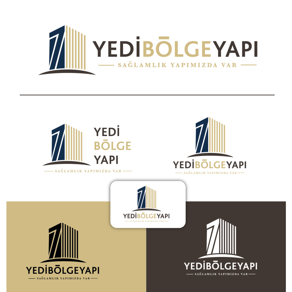 İnşaat firmamız için logo tasarımı yarışmasına velvet tarafından girilen tasarım