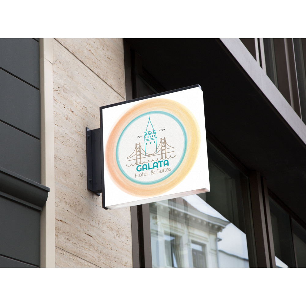 Galata Hotel & Suites Logo tasarımı yarışmasına MRS.KOCABIYIK tarafından girilen tasarım