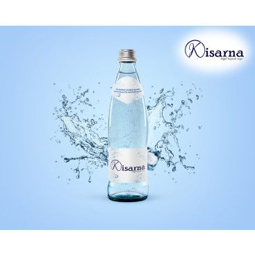 kisarna maden suyu için logo çalışması yarışmasına tasarımcı gizay grafik tarafından sunulan  tasarım 