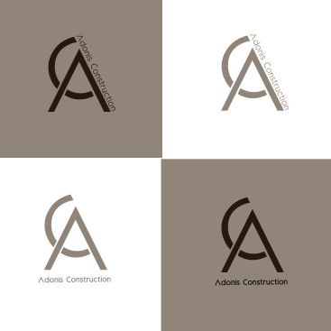 Adonis Construction Logo Tasarımı yarışmasına tasarımcı stalipoglu tarafından sunulan  tasarım 