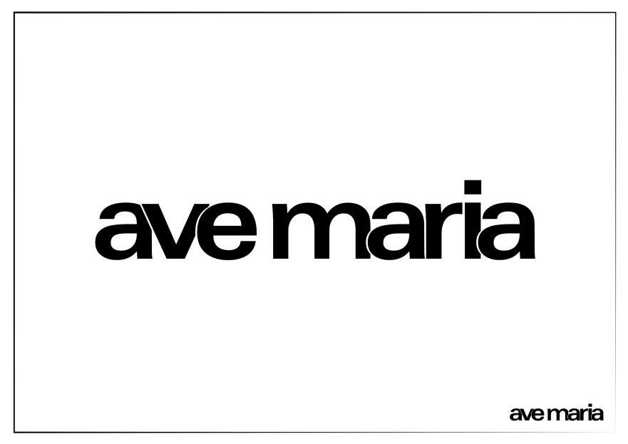 Ave Maria Markası Logo Tasarımı yarışmasına tasarımcı Night Owl tarafından sunulan  tasarım 