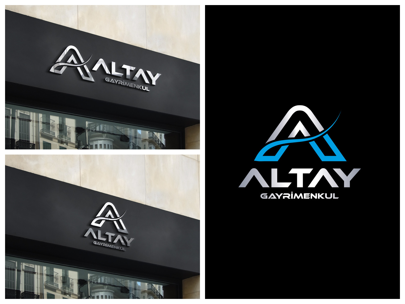 Tasarlayan Etrah™-Altay  Gayrimenkul Logo  Tasarımı 