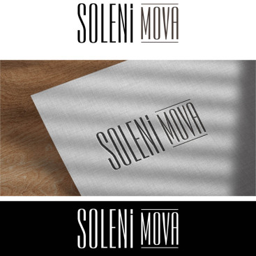 Soleni Mova Logo yarışmasına tasarımcı SultBade tarafından sunulan  tasarım 