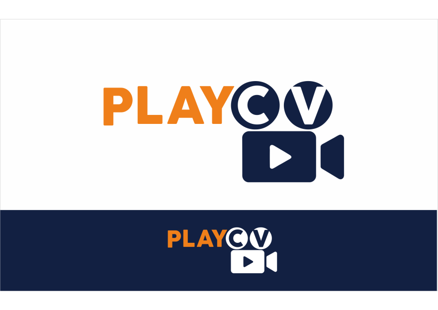 Videolu CV platformu için logo tasarımı yarışmasına tasarımcı ErcanH tarafından sunulan  tasarım 