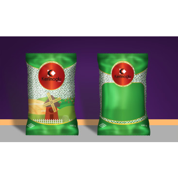 Kerimoğlu Bakliyat Ambalaj Tasarımı yarışmasına tasarımcı seyidli.nihat tarafından sunulan  tasarım 