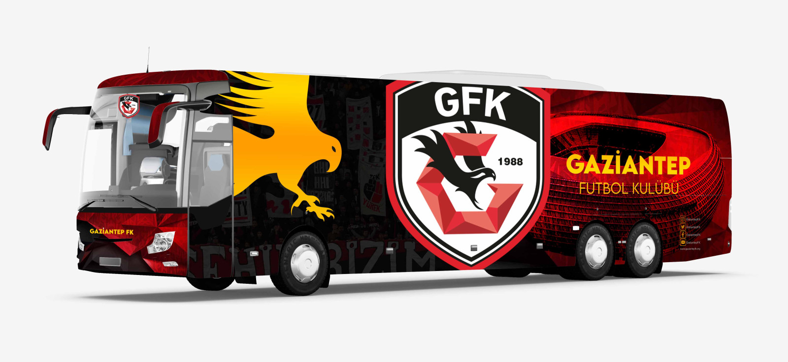 Tasarlayan RedNeckTR-Gaziantep FK Takım Otobüsü Tasarımı