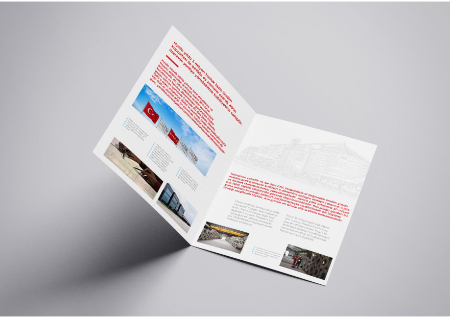 MARKA DEĞERİMİZE YAKIŞIR PRESTİJ KATALOG yarışmasına tasarımcı Thomas Bewick tarafından sunulan  tasarım 