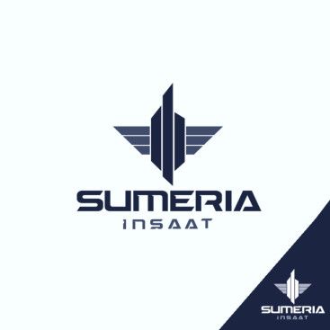 Sümeria inşaat anonim şirketi yarışmasına tasarımcı LogoExper tarafından sunulan  tasarım 