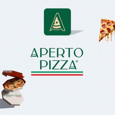 APERTO PİZZA LOGOSUNU ARIYOR yarışmasına tasarımcı ogunseylan tarafından sunulan  tasarım 