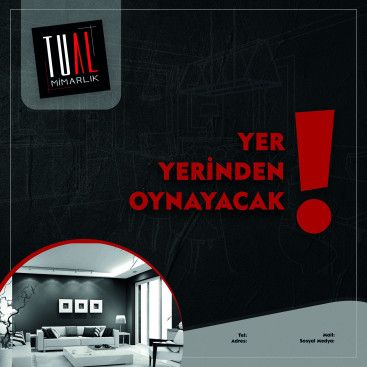 TUAL MİMARLIK - AFİŞ TASARIMI  yarışmasına tasarımcı emine00 tarafından sunulan  tasarım 