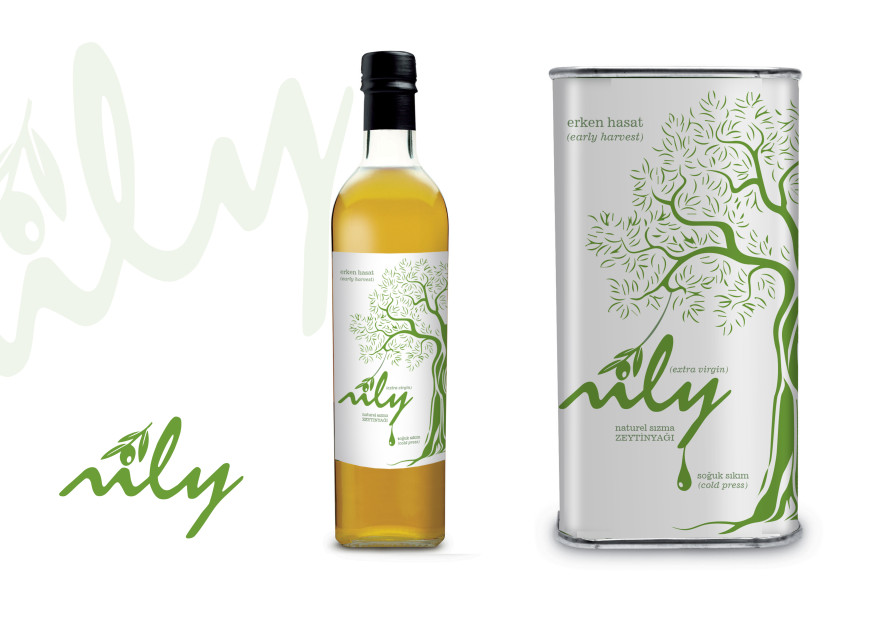 Zeytin & zeytinyağı ambalaj dizaynı yarışmasına tasarımcı ekrempala tarafından sunulan  tasarım 