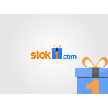 STOK1.COM  E-TİCARET SİTESİ  LOGO  yarışmasına tasarımcı Ahenk tarafından sunulan  tasarım 