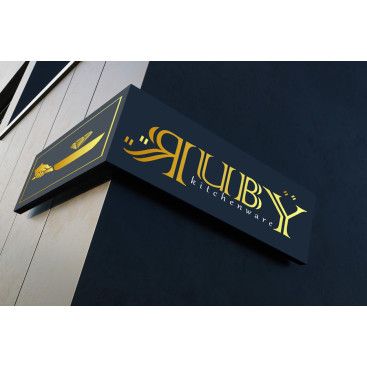  ''RUBY'' ismine logo çalışması  yarışmasına tasarımcı GüloDesign tarafından sunulan  tasarım 