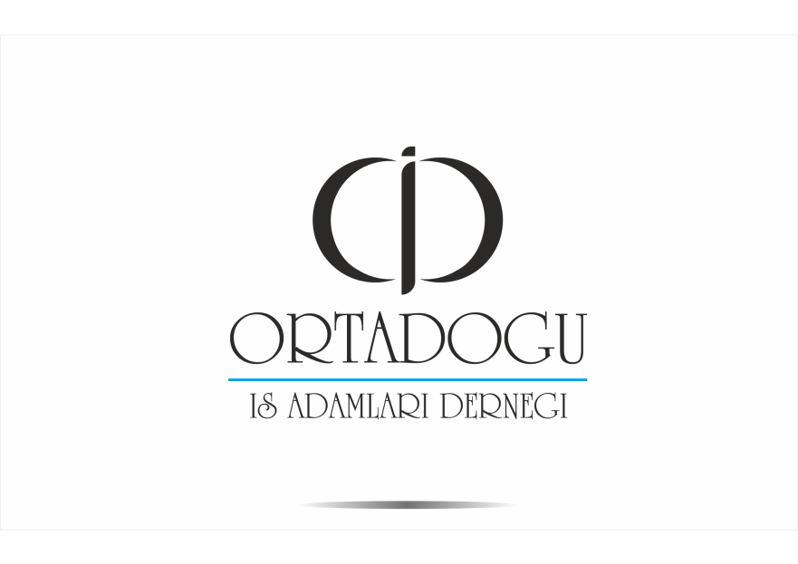 Ortadoğu iş adamları derneği için logo yarışmasına tasarımcı ErcanH tarafından sunulan  tasarım 