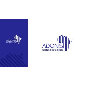Adonis Construction Logo Tasarımı yarışmasına tasarımcı gmz tarafından sunulan  tasarım 