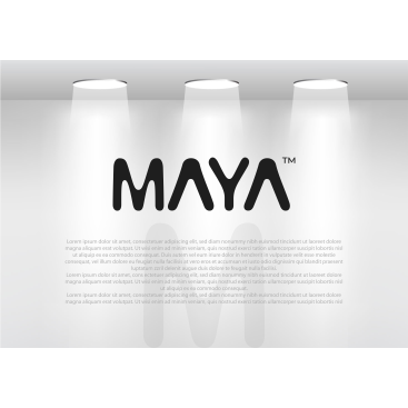 MAYA yazı karakteri ile bir inşaat proje yarışmasına tasarımcı MS™ tarafından sunulan  tasarım 