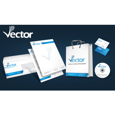 VECTOR ADINA LOGO & KURUMSAL KIMLIK yarışmasına tasarımcı avaqado tarafından sunulan  tasarım 