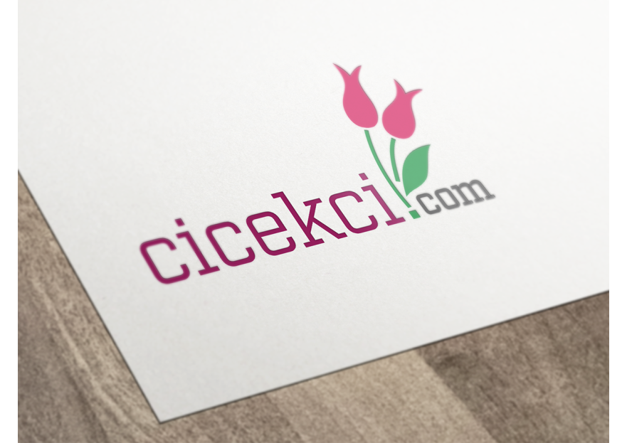 Cicekci.com logosunu arıyor yarışmasına tasarımcı baylishka tarafından sunulan  tasarım 