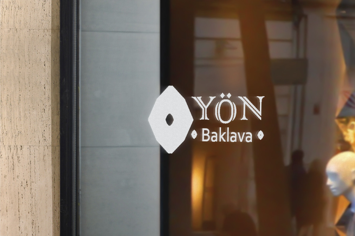 Tasarlayan Kevser Tekten-Yön Baklava şirketimiz için sade ve şık