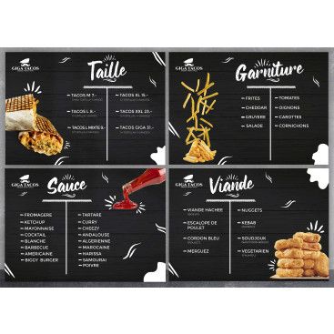 Fast Food Menüsü Tasarimi yarışmasına tasarımcı kreatifekspres tarafından sunulan  tasarım 