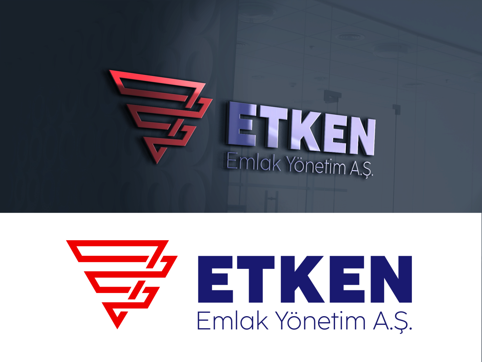 Tasarlayan mefinydesign-Etken Emlak Yönetim A.Ş. için logo 