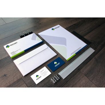 Logomuza kurumsal kimlik tasarımı yarışmasına tasarımcı RΛPİDO tarafından sunulan  tasarım 