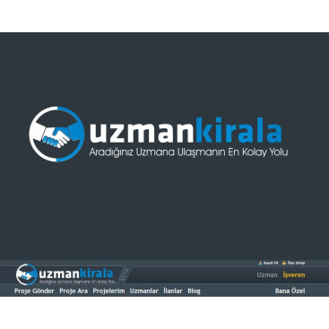 UzmanKirala.com Logo Revizyonu yarışmasına tasarımcı altun1411 tarafından sunulan  tasarım 