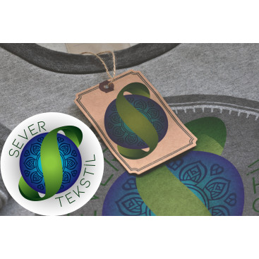 Tekstil firma logosu yarışmasına tasarımcı Hürkut tarafından sunulan  tasarım 