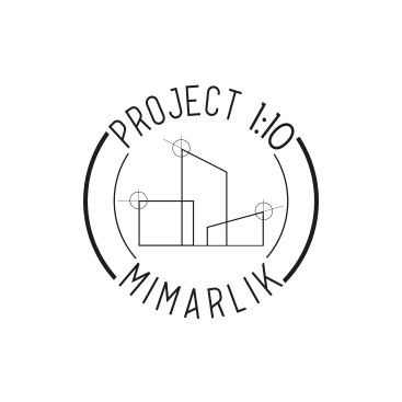‘PROJECT 1/10’ mimarlık firması logosu ! yarışmasına tasarımcı lanadesign tarafından sunulan  tasarım 