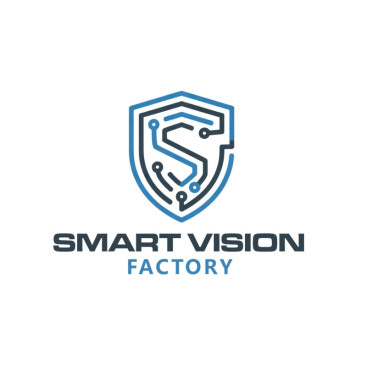 Smart Vision Factory için Logo Tasarımı yarışmasına tasarımcı OsKa Desıgn tarafından sunulan  tasarım