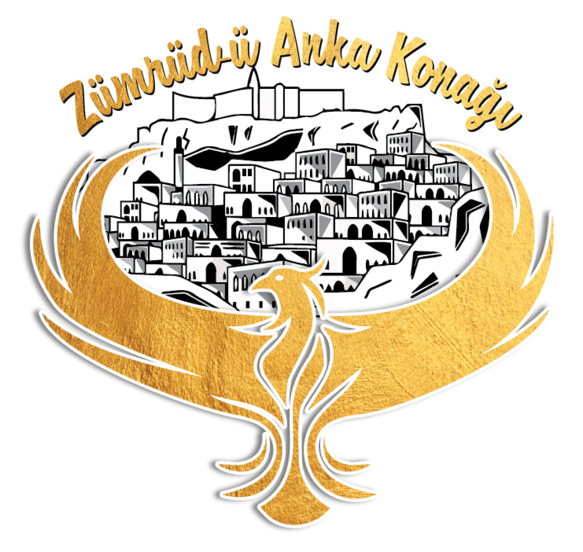 Tasarlayan Orhan Günay-Zümrüd-ü Anka Konağı Logo Çalışması