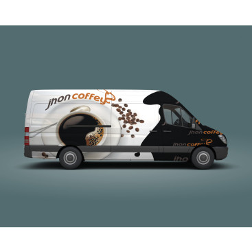 John Coffey Minibüs Giydirme yarışmasına tasarımcı altun1411 tarafından sunulan  tasarım 