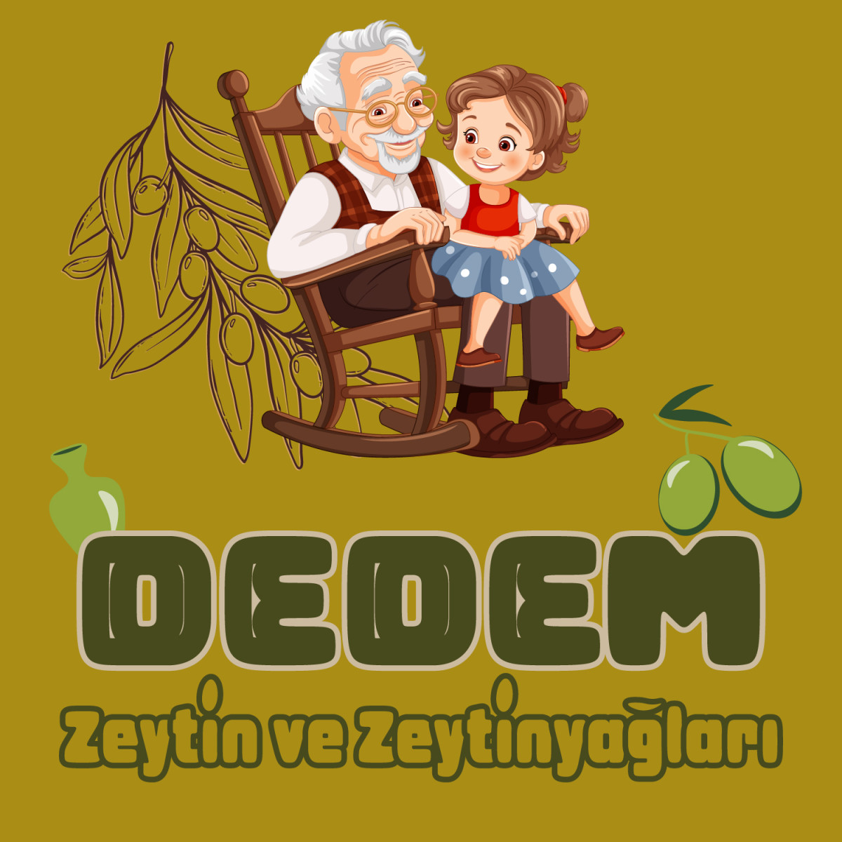 Tasarlayan YasinYildirim34-dedem zeytin ve zeytinyağlari için logo