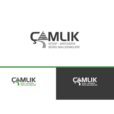 ÇAMLIK KİTAP-KIRTASİYE İÇİN LOGO TASARIM yarışmasına tasarımcı AhmetORAK tarafından sunulan  tasarım 