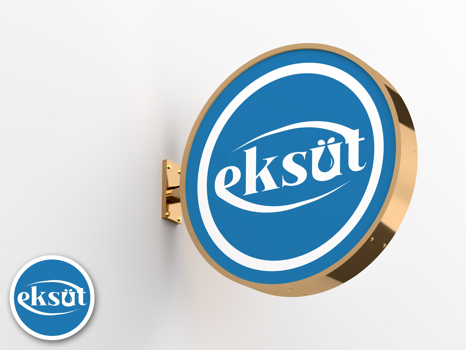 Tasarlayan ALFA™-EK süt logosu farklı bir logo sıradışı 