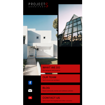 PROJECTS ARCHİTECTS - WEB TASARIM YARIŞ! yarışmasına tasarımcı MEL4 tarafından sunulan  tasarım 