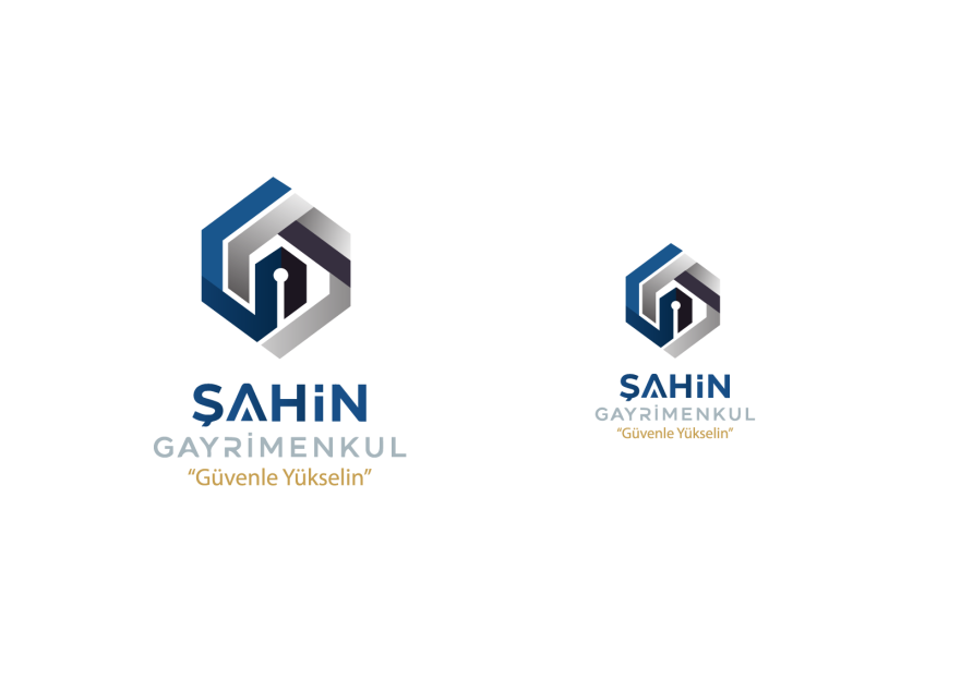 Şahin Gayrimenkul Logo + Kurumsal Kimlik yarışmasına tasarımcı izdüsümü tarafından sunulan  tasarım 