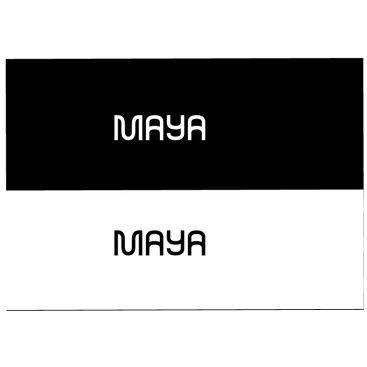 MAYA yazı karakteri ile bir inşaat proje yarışmasına tasarımcı Chiwely tarafından sunulan  tasarım 