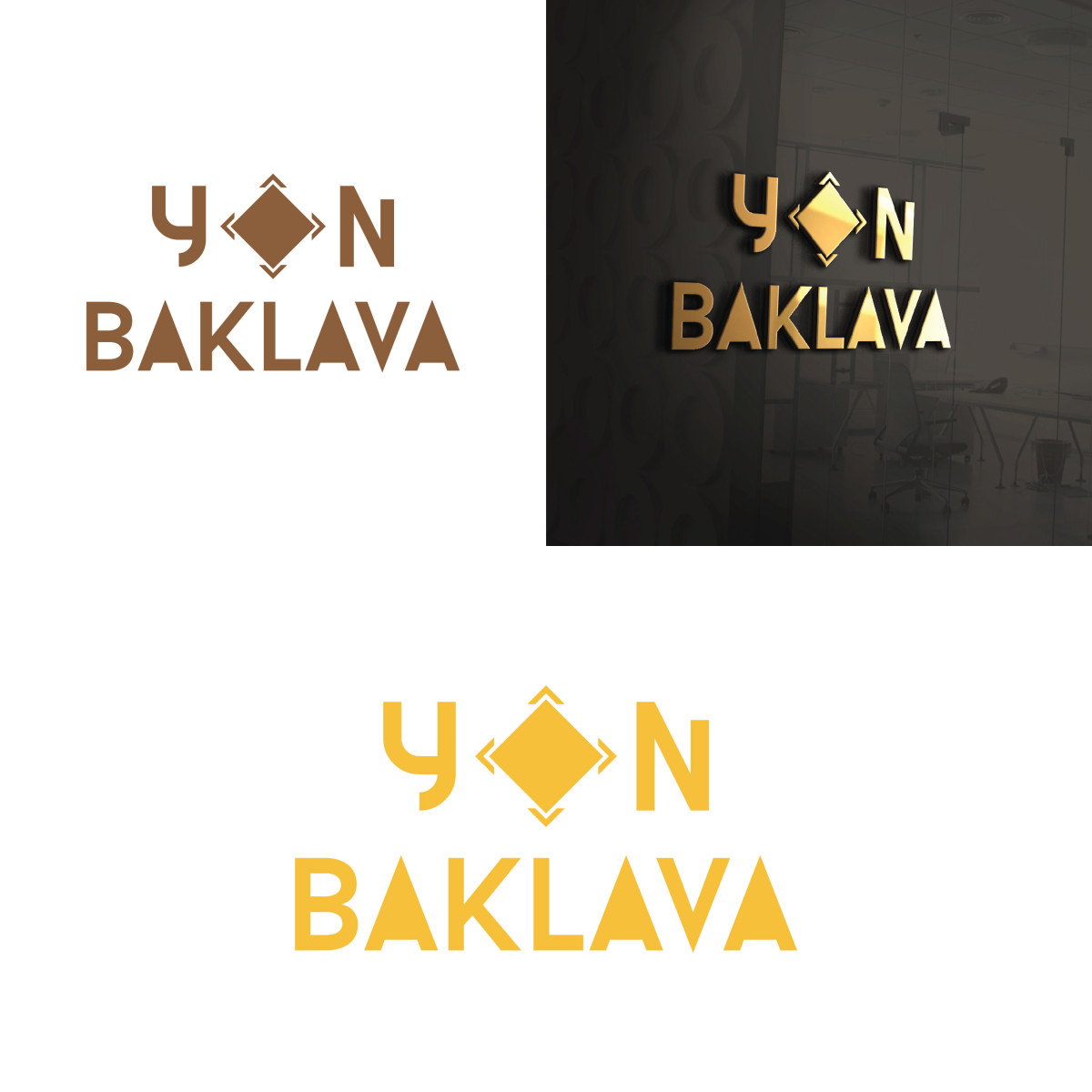 Tasarlayan seydanurblgn-Yön Baklava şirketimiz için sade ve şık