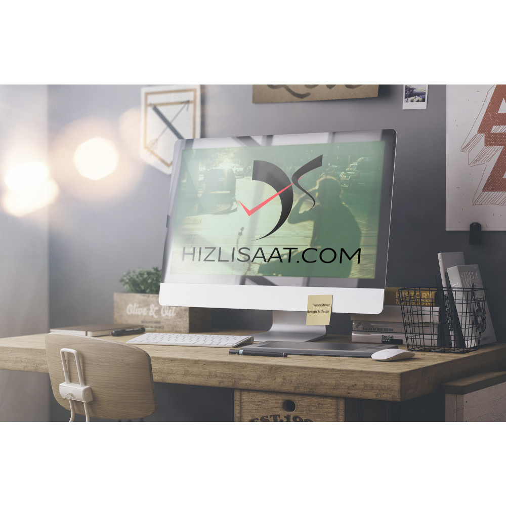 Hizlisaat.com logosunu arıyor yarışmasına yyuzuak tarafından girilen tasarım