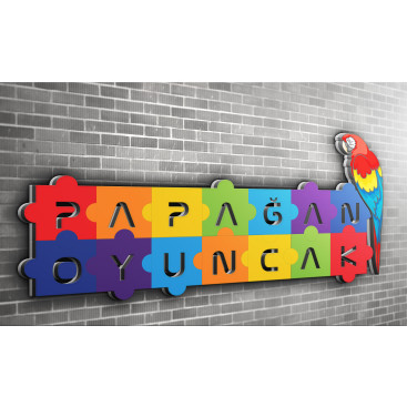 Oyuncak Firmamız için Logo Tasarımı yarışmasına tasarımcı ekvrk tarafından sunulan  tasarım 