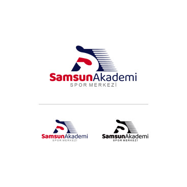 Samsun Akademi markasını oluşturmak  yarışmasına tasarımcı grafikodam tarafından sunulan  tasarım