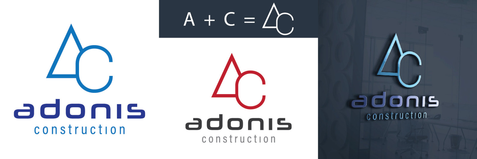 Tasarlayan seydanurblgn-Adonis Construction Logo Tasarımı