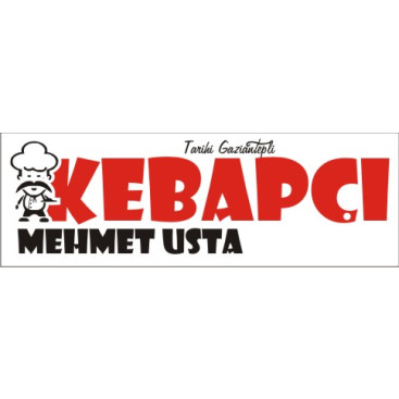 Kebapçı Mehmet Usta yarışmasına tasarımcı modulreklam tarafından sunulan  tasarım