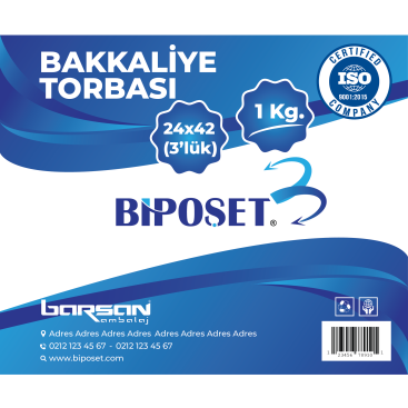 BAKKALİYE TORBASI  DIŞ AMBALAJ TASARIMI yarışmasına tasarımcı Oguzhanyz tarafından sunulan  tasarım 