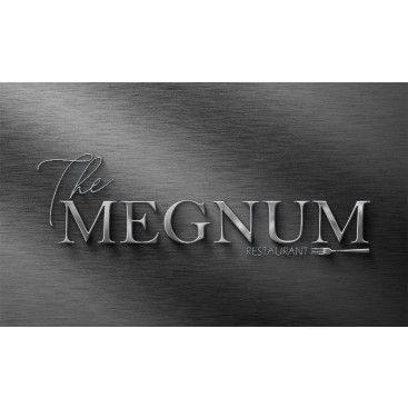 The Megnum Restoranı İçin Logo Tasarım. yarışmasına tasarımcı hilalcabas tarafından sunulan  tasarım 